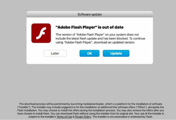 Mac flash player update virus